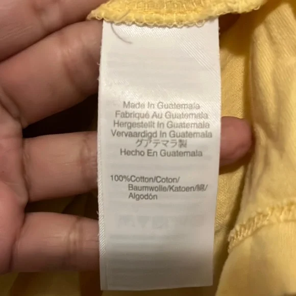 J.crew Mercantile Men's Yellow T-Shirt - Picture 4 of 4